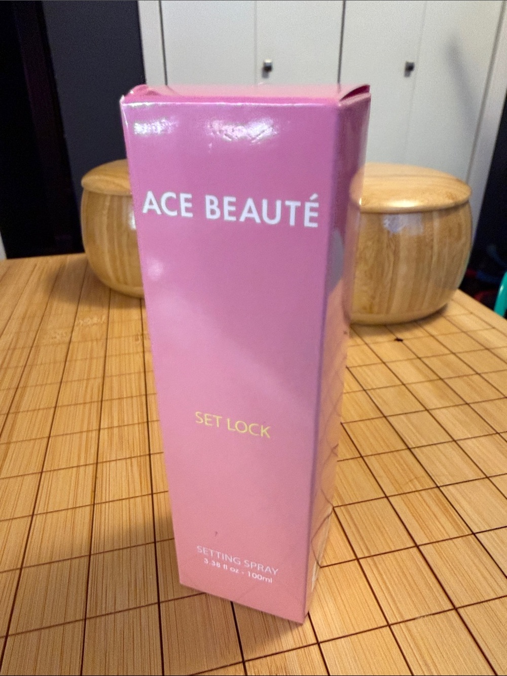 Ace Beauté Set Lock Setting Spray - Pink Packaging